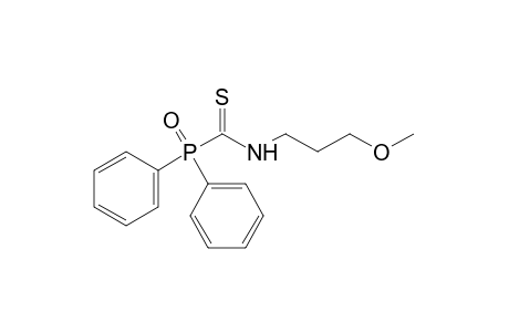 1-(diphenylphosphinyl)-N-(3-methoxypropyl)thioformamide