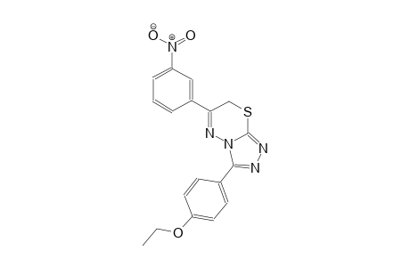 3-(4-ethoxyphenyl)-6-(3-nitrophenyl)-7H-[1,2,4]triazolo[3,4-b][1,3,4]thiadiazine