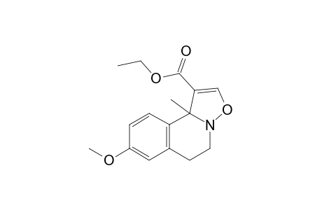 Ethyl 5,6-dihydro-8-methoxy-10b-methylisoxazolo[3,2-a]isoquinoline-1-carboxylate