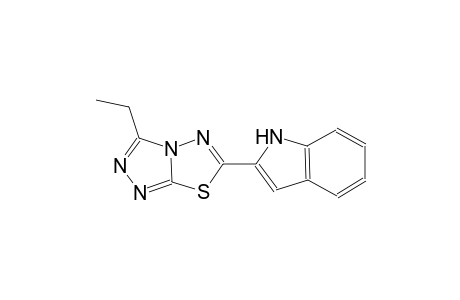 1H-indole, 2-(3-ethyl[1,2,4]triazolo[3,4-b][1,3,4]thiadiazol-6-yl)-