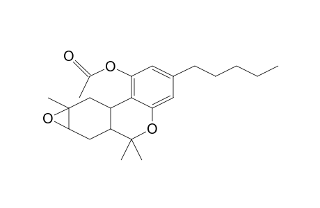 6,6,8a-Trimethyl-3-pentyl-6a,7,7a,8a,9,9a-hexahydro-6H-[1]benzoxireno[3,4-c]chromen-1-yl acetate