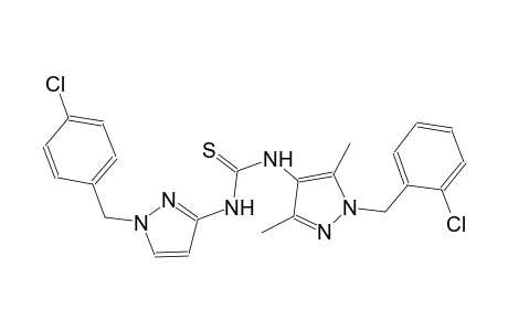 N-[1-(2-chlorobenzyl)-3,5-dimethyl-1H-pyrazol-4-yl]-N'-[1-(4-chlorobenzyl)-1H-pyrazol-3-yl]thiourea