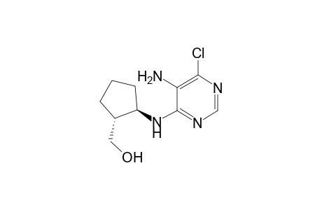 (+/-)-TRANS-5-AMINO-6-CHLORO-4-[2-(HYDROXYMETHYL)-CYCLOPENTYLAMINO]-PYRIMIDINE