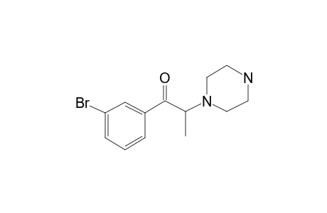 1-(3-Bromophenyl)-2-(piperazin-1-yl)propan-1-one