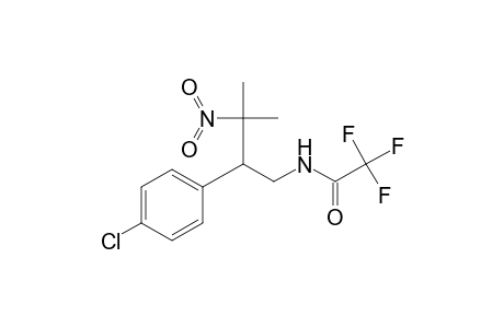 N-[2-(4-chlorophenyl)-3-methyl-3-nitrobutyl]-2,2,2-trifluoroacetamide
