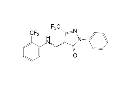 1-PHENYL-3-(TRIFLUOROMETHYL)-4-[(alpha,alpha,alpha-TRIFLUORO-o-TOLUIDINO)METHYLENE]-2-PYRAZOLIN-5-ONE