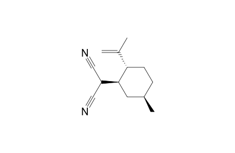 2-[(1R,2R,5R)-2-isopropenyl-5-methyl-cyclohexyl]malononitrile