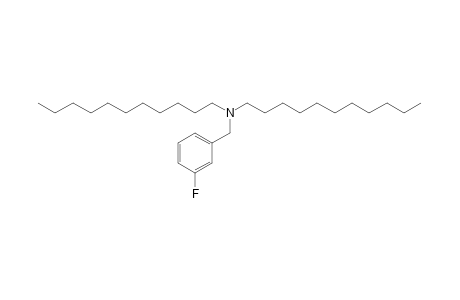 3-Fluorobenzylamine, N,N-diundecyl-