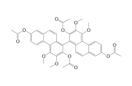 2,2',7,7'-TETRAACETOXY-3,3',4,4'-TETRAMETHOXY-1,1'-BIPHENANTHRYL