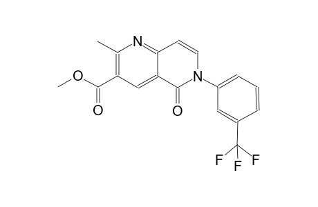 1,6-naphthyridine-3-carboxylic acid, 5,6-dihydro-2-methyl-5-oxo-6-[3-(trifluoromethyl)phenyl]-, methyl ester