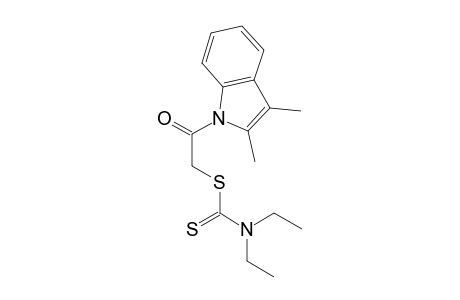 Carbamodithioic acid, diethyl-, 2-(2,3-dimethyl-1H-indol-1-yl)-2-oxoethyl ester