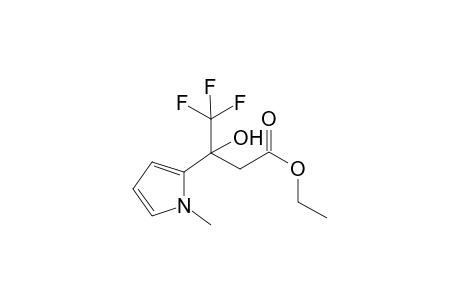 Ethyl 4,4,4-trifluoro-3-hydroxy-3-(1-methylpyrrol-2-yl)butanoate