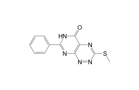 3-(methylthio)-5-oxo-7-phenyl-5,6-dihydropyrimido[5,4-e]-1,2,4-triazine