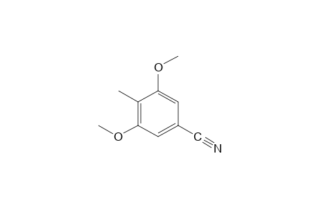 3,5-dimethoxy-p-tolunitrile