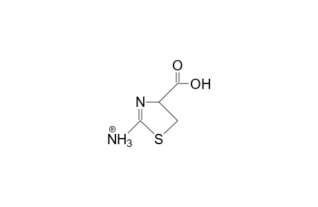 2-Amino-4,5-dihydro-4-thiazolecarboxylic acid, cation