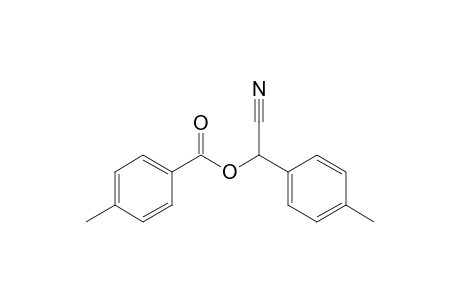 4-Methylbenzoic acid cyano(4-methylphenyl)methyl ester