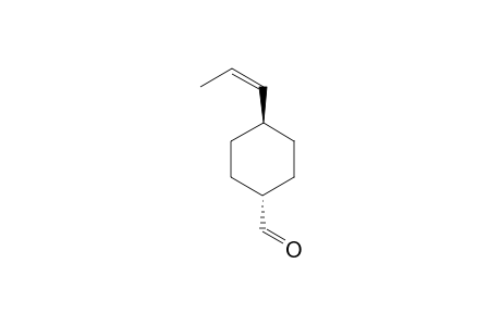 trans-4-[(Z)-Prop-1-en-1-yl]cyclohexanecarbaldehyde