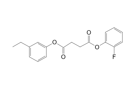 Succinic acid, 2-fluorophenyl 3-ethylphenyl ester