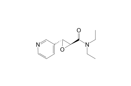 Trans-N,N-diethyl-3-(3-pyridyl)-2,3-epoxypropionamide