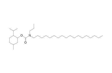 Carbonic acid, monoamide, N-propyl-N-octadecyl-, (-)-(1R)-menthyl ester