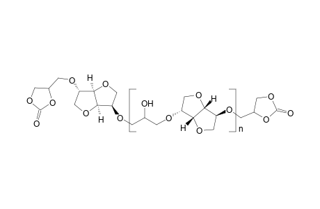 Polyisosorbide bis cyclo carbonate