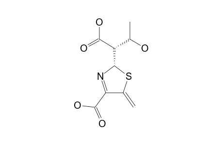 (2S,3R)-2-[(S)-2-(4-CARBOXY-5-METHYLENE-2,5-DIHYDRO-THIAZOLYL)]-3-HYDROXY-BUTANOIC-ACID