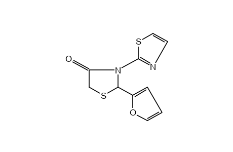 3-(2-furyl)-3-(2-thiazolyl)-4-thiazolidinone