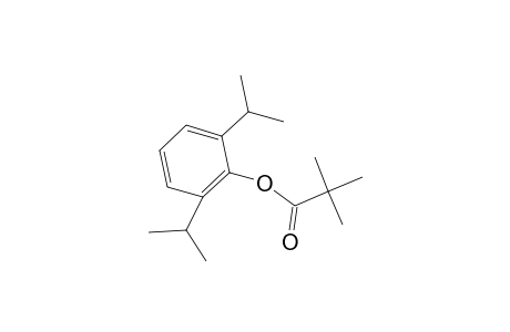 Propanoic acid, 2,2-dimethyl-, 2,6-bis(1-methylethyl)phenyl ester
