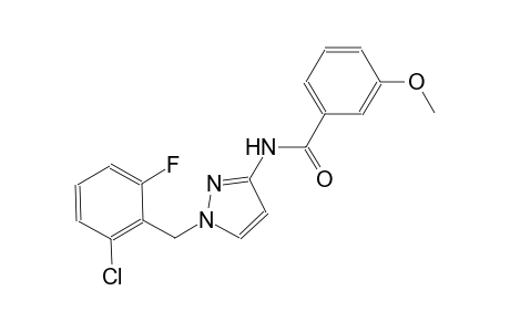 N-[1-(2-chloro-6-fluorobenzyl)-1H-pyrazol-3-yl]-3-methoxybenzamide