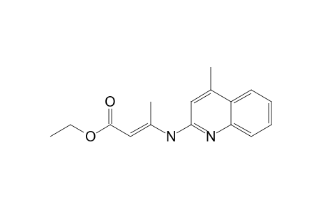 Ethyl 3-[(4-methylquinolin-2-yl)amino]but-2-enoate