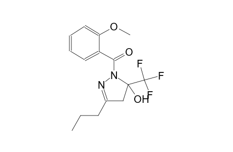 1-(2-methoxybenzoyl)-3-propyl-5-(trifluoromethyl)-4,5-dihydro-1H-pyrazol-5-ol