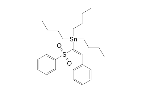 (E)-1-Phenylsulfonyl-1-tributylstannyl-2-phenylethene