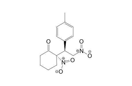 (S)-2-Nitro-2-[(S)-2-nitro-1-p-tolylethyl]cyclohexanone