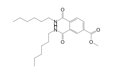 Benzoic acid, 3,4-bis[(hexylamino)carbonyl]-, methyl ester