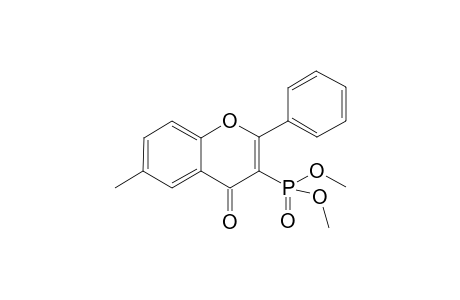 3-Dimethoxyphosphoryl-6-methyl-2-phenyl-1-benzopyran-4-one