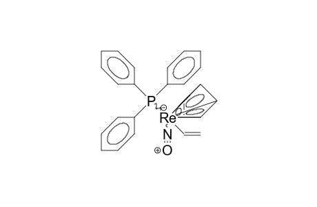 /.eta.-5/-Cyclopentadienyl-nitroso-triphenylphosphino-vinyl rhenium