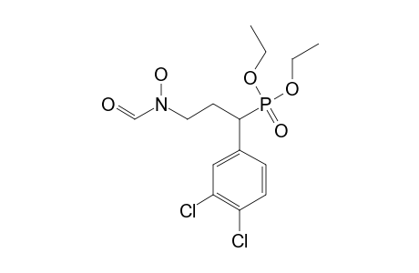 DIETHYL-[1-(3,4-DICHLOROPHENYL)-3-(N-HYDROXYFORMAMIDO)-PROPYL]-PHOSPHONATE;MAJOR-ISOMER