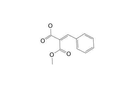 Malonic acid, benzylidene-, monomethyl ester