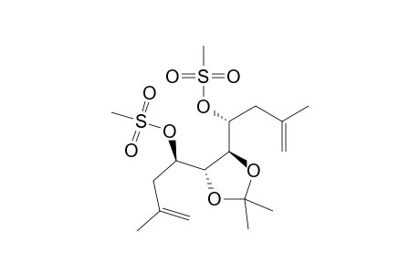 (4S,5S)-4,5-Bis[(1R)-1-methylsulfonyloxy-3-methylbut-3-enyl]-2,2-dimethyl-1,3-dioxolane