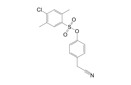 (p-hydroxyphenyl)acetonitrile, 4-chloro-2,5-xylenesulfonate (ester)