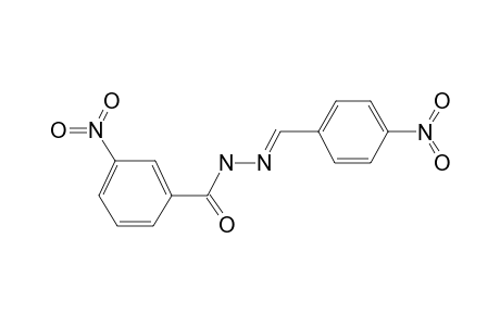 Benzohydrazide, 3-nitro-N2-(4-nitrobenzylideno)-