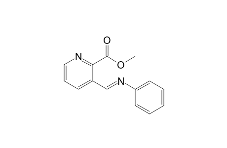 Methyl 3-(phenyliminomethyl)-2-pyridinecarboxylate