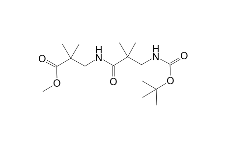 Methyl 3-[(3-{[(tert-Butoxy)carbonyl]amino}-2,2-dimethylpropanoyl)amino]-2,2-dimethylpropanoate