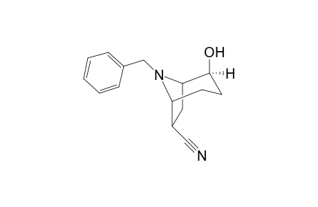 8-BENZYL-2-ENDO-HYDROXY-8-AZABICYCLO-[3.2.1]-OCTANE-6-EXO-CARBONITRILE