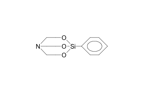 2,8,9-Trioxa-5-aza-1-silabicyclo[3.3.3]undecane, 1-phenyl-