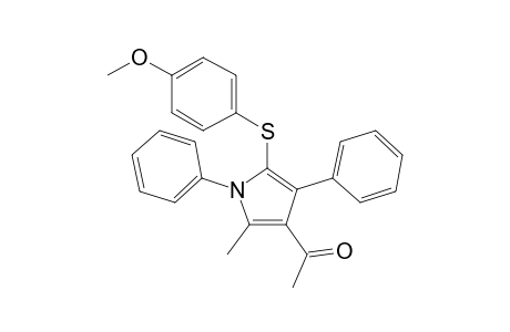 1-(5-((4-Methoxyphenyl)thio)-2-methyl-1,4-diphenyl-1H-pyrrol-3-yl)ethanone