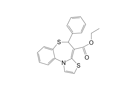 4-ETHOXYCARBONYL-5-PHENYL-5H-THIAZOLO-[2,3-D]-[1,5]-BENZOTHIAZEPINE