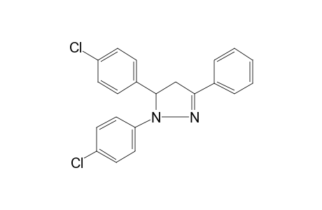 2-Pyrazoline, 1,5-bis(4-chlorophenyl)-3-phenyl-