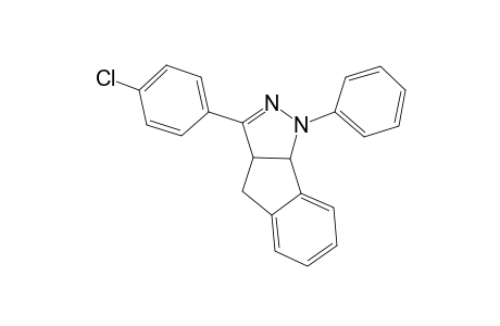 1-Phenyl-3-(4-chlorophenyl)-3A,8B-dihydro-4H-indeno[1,2-C]pyrazole