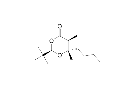 (2R,5S,6S)-2-tert-Butyl-6-butyl-5,6-dimethyl-1,3-dioxan-4-one